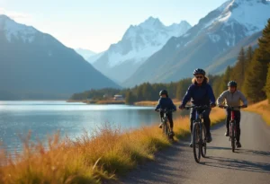 Circuito urbano + lago: pedaleada matutina, bici urbana SMA, pedaleada lago, alojamientos céntricos