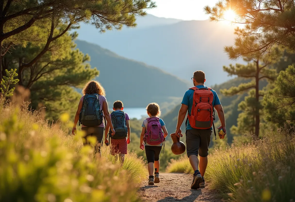 Mini trekkings para hacer con chicos, trekking familiar, senderos fáciles, alojamientos en familia