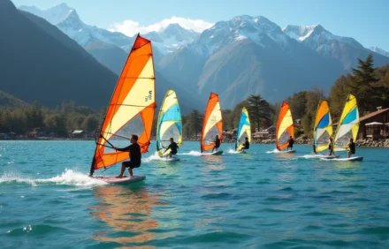 Windsurf en Lago Lácar: condiciones ideales